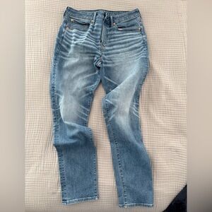 American Eagle Outfitters Light Blue Straight Leg athletic fit Jeans Airflex